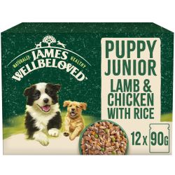 James Wellbeloved Lamb Puppy Pouches