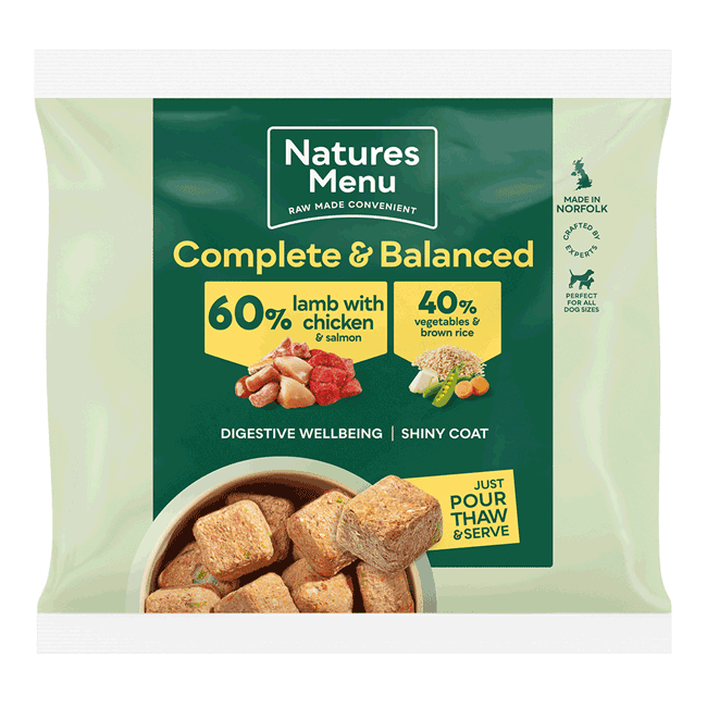 Natures Menu Raw Chicken Nuggets For Dogs