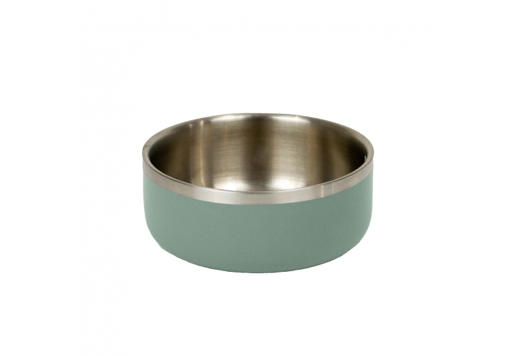 Sage Stainless Steel Dog Bowl