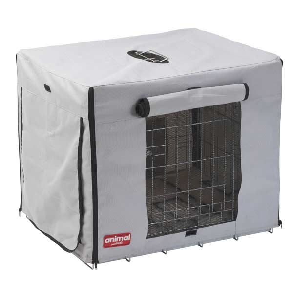 Silver 2 door dog crates