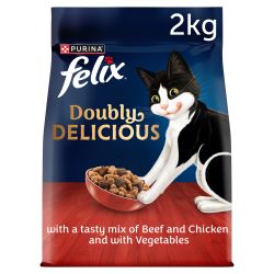 FELIX Doubly Delicious Beef, Chicken & Veg