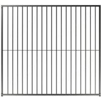 Galvanised Dog Run Panels with 8cm Gaps between Bars