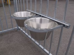 Bolt on holder including bowl